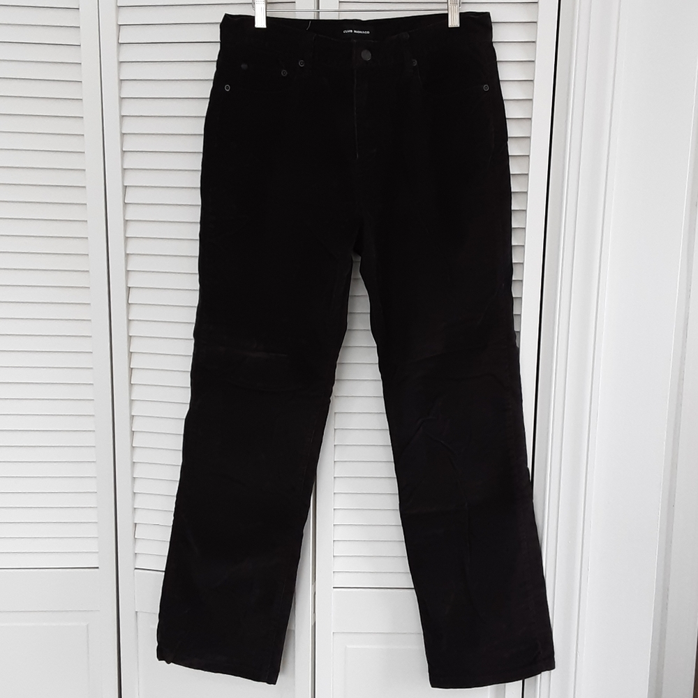 Club Monaco Men's Black Corduroy Pants